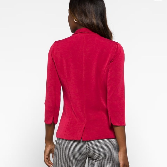 Skies Are Blue Hannah Open Red Blazer - Picture 7 of 8